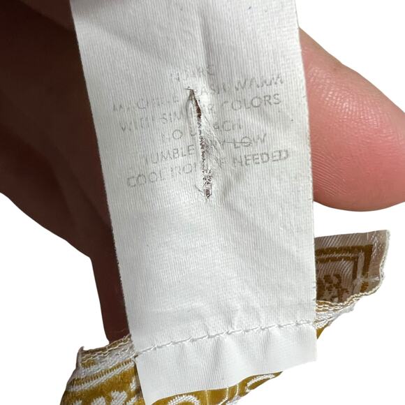 Vintage Bonjour White Mini Dress Gold Chain Scarf Jewelry Print Y2K Baroque XS/S - Picture 8 of 9